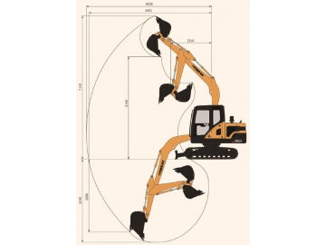 Excavadora sobre oruga, FK85-9