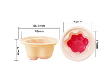 Vaso IML de 100ml (para gelatina), CX136