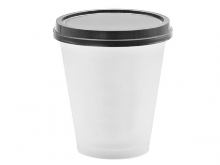 Vaso con tapa IML (etiquetado con caracteres chinos)