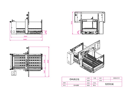 Línea de corte de contornos CNC horizontal GHL8