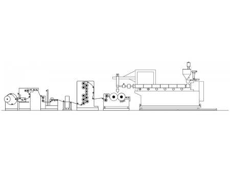 Línea de película fundida transpirable; Máquina para película respirable