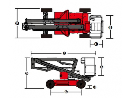 Plataforma articulada autopropulsada, HZ120/HZ140/HZ140J