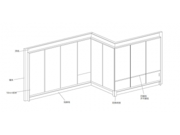 Panel de pared de aluminio