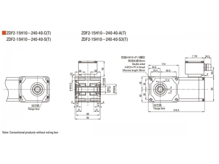 Motorreductor hipoidal F2/F3 de  40W