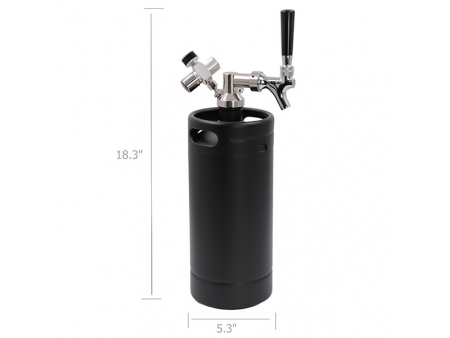 Dispensador Growler de Mini Barril de 3.8L