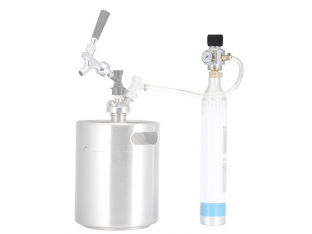 Regulador de CO₂ Comercial de 90PSI para Botella de CO₂ Sodastream (con Boquilla de 8mm)