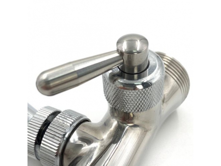 Grifo de Acero Inoxidable para Cerveza con Boquilla Corta