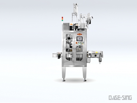 Aplicador de manga termoencogible de cabezal único, DSV-BP / Etiquetadora de manga termoencogible