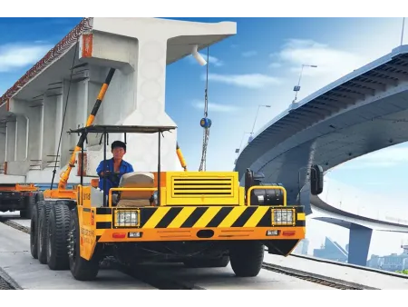 Camión de transporte de vigas para puente todoterreno
