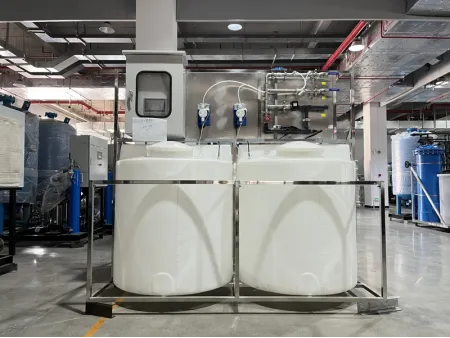 Sistema automático de dosificación química de control inteligente
