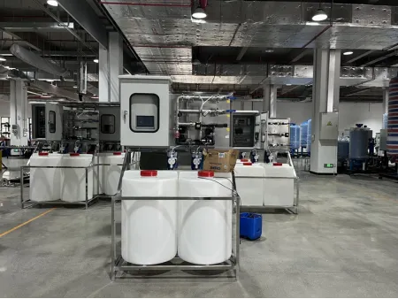 Sistema automático de dosificación química de control inteligente