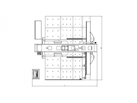 Punzonadora de torreta servo CNC