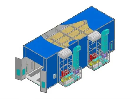 Cabina de pintura de 15m BZB-FB-1500H