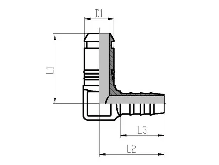 Accesorios de púas para manguera / Accesorios de lengüeta de manguera