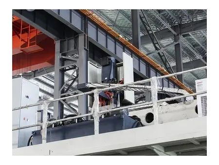 Mandrinadora-fresadora tipo pórtico / gantry CNC (pórtico móvil y mesa fija)
