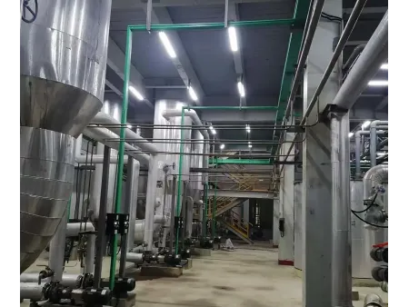 Sistema de evaporación y cristalización de sulfato de sodio