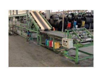 Línea de extrusión de cámara de aire de caucho interior