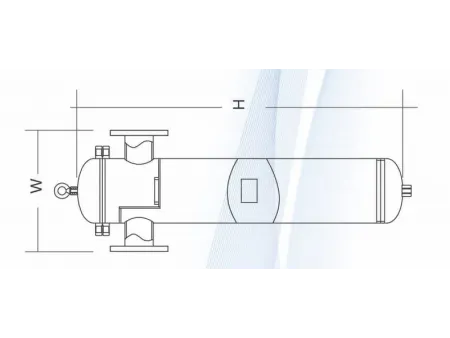 Filtros de aire comprimido con brida -  Serie TRF*