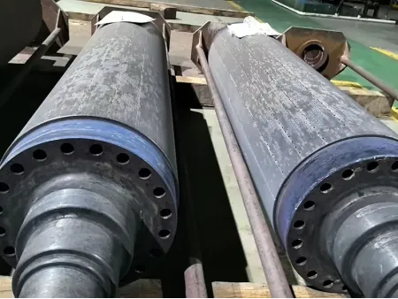 Rodillos corrugadores con calentamiento periférico