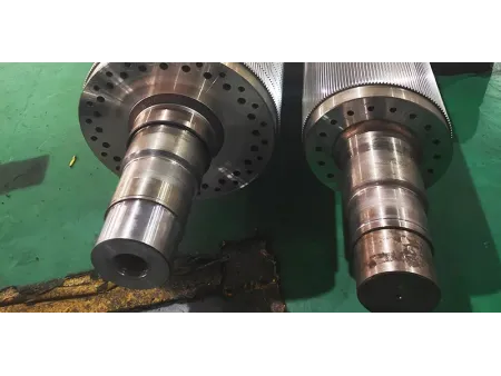 Rodillos corrugadores recubiertos de carburo de tungsteno