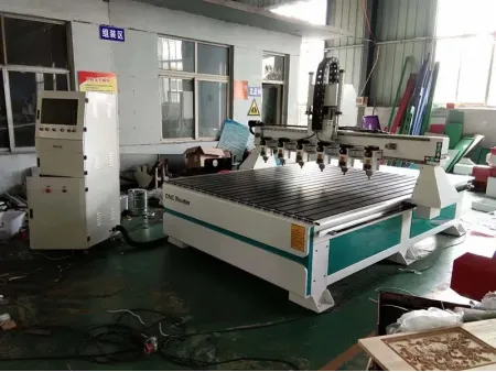 Fresadora CNC de doble cabezal
