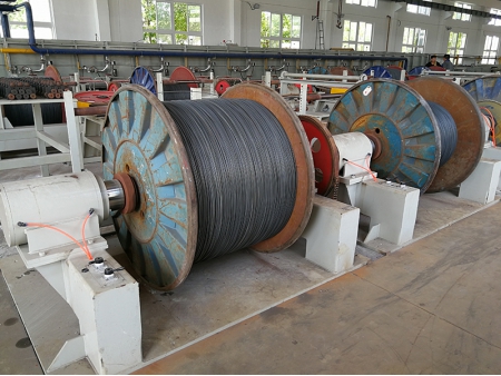 Línea de electrogalvanizado de alambre de acero