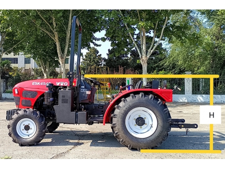 Tractor estrecho, tractor para frutales, 45-70HP