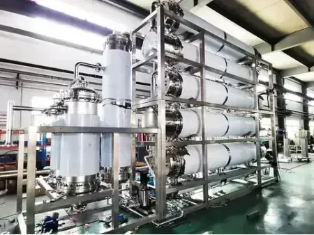 Destilador de agua de termocompresión multiefecto