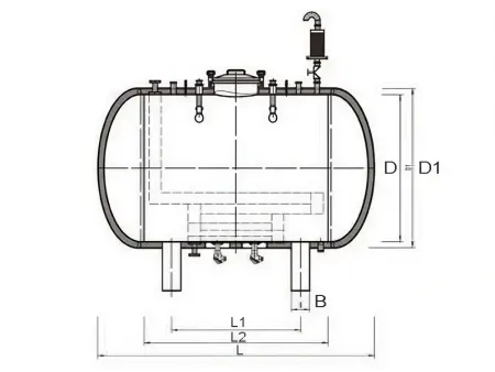Tanque de almacenamiento de agua para inyección (tanque WFI)