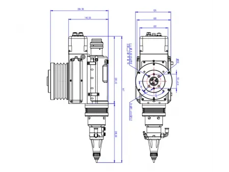 Cabezal de corte láser robótico 3D, de 4 kW