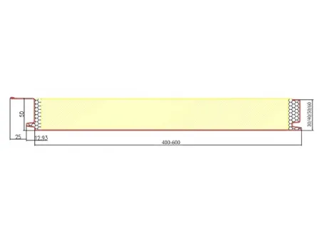 Paneles sándwich decorativos aislantes para muro