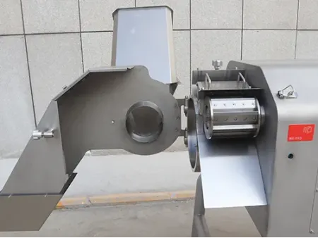 Cortadora de carne congelada en cubos