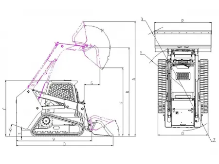 Minicargadora eléctrica ST30130TEV