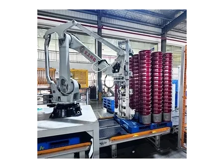 Línea para cubetas y latas metálicas para pintura y productos químicos