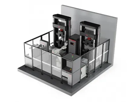 Sistema automatizado robótico de pruebas de tracción de láminas
