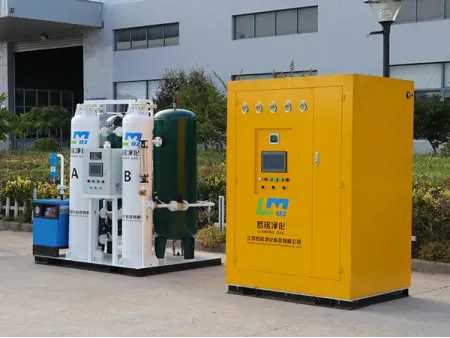 Sistema de generación de oxígeno con una pureza del 99.5%