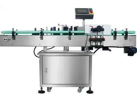 Etiquetadora automática de botellas redondas
