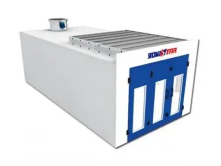 Cabina de pintura para carpintería