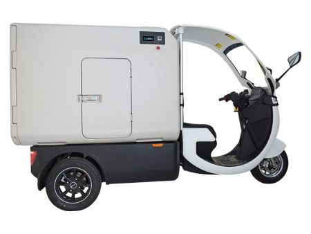 Motocarro refrigerado eléctrico