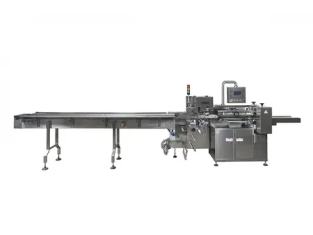 Envasadora horizontal flow pack SF-D con alimentación inferior de film