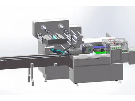 Envasadora horizontal flow pack con sellado recíproco SF-EH