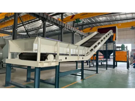 Transportadora de Tablillas (Alimentación de Residuos Sólidos)