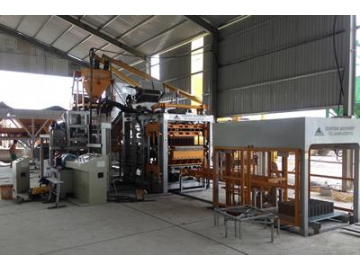 Máquina para fabricar bloques de concreto QFT8-15