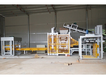 Máquina para fabricar bloques de concreto QFT8-15