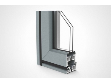 Puerta plegable de aluminio, GDM80A