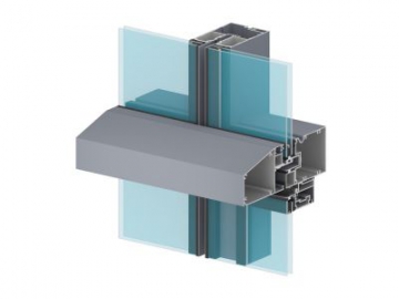 Sistema de muro cortina de aluminio