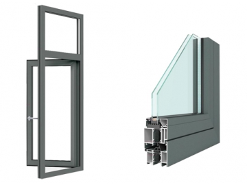 Ventana integrada de apertura hacia el exterior, GD65