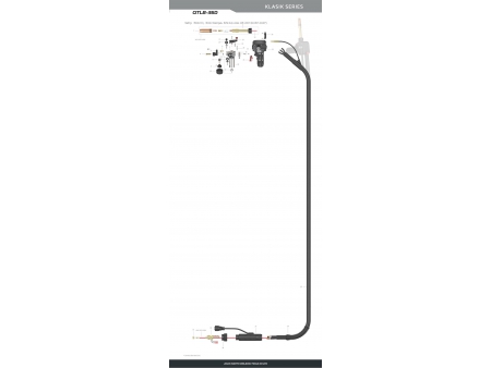 Pistola de soldadura MIG/MAG, QTBL-36D