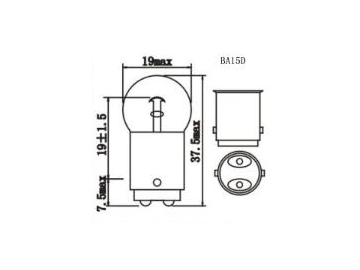 Bombillas indicadoras R10W G18