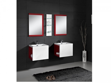 Muebles de baño de pintura PU Mate